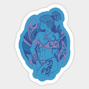 Mountain Blue Scorpio Beauty Sticker